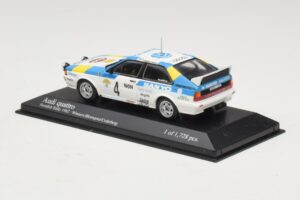 Audi Quattro #4 S. Blomqvist / B. Cederberg Rally Sweden Winner 1982 Minichamps 1:43 430821904 Diecast — photo 3 of 4
