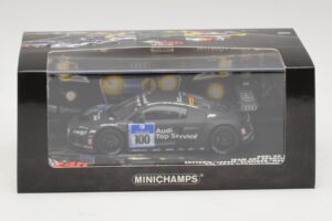 Audi R8 LMS GT3 #100 M. Ekstrom / O. Jarvis Abt Sportsline 24 Hours of Nurburgring 2010 Minichamps 1:43 437101900 Diecast — photo 5 of 5