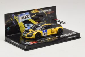 Audi R8 LMS GT3 #102 H-J. Stuck / H. Heyer Black Falcon 24 Hours of Nurburgring 2010 Minichamps 1:43 437101912 Diecast — photo 2 of 5