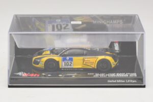 Audi R8 LMS GT3 #102 H-J. Stuck / H. Heyer Black Falcon 24 Hours of Nurburgring 2010 Minichamps 1:43 437101912 Diecast — photo 4 of 5