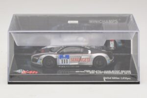 Audi R8 LMS GT3 #111 Metha / Breslin Black Falcon 24 Hours of Nurburgring 2010 Minichamps 1:43 437101911 Diecast — photo 4 of 5