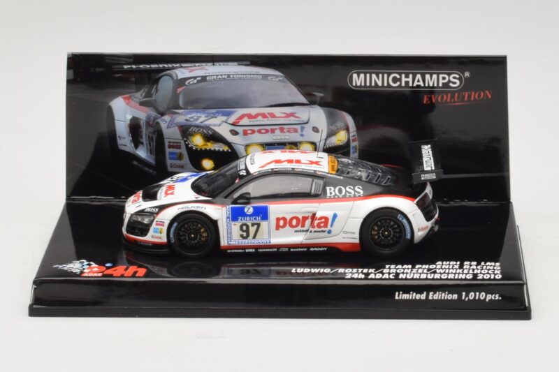 Audi R8 LMS GT3 #97 Phoenix Racing 24 Hours of Nurburgring 2010 Minichamps 1:43 Audi R8 LMS GT3 #97 Phoenix Racing 24 Hours of Nurburgring 2010 Minichamps 1:43 437101997 Diecast