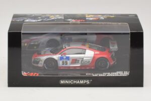 Audi R8 LMS GT3 #99 F. Biela / M. Fassler Phoenix Racing 24 Hours of Nurburgring 2010 Minichamps 1:43 437101999 Diecast — photo 5 of 5