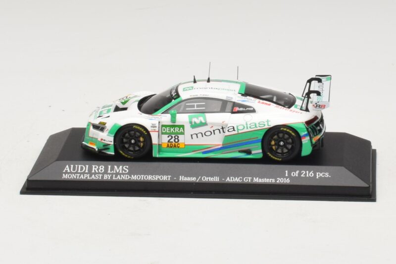Audi R8 LMS Montaplast By Land-Motorsport #28 C. Haase / S. Ortelli ADAC GT Masters 2016 Minichamps 1:43 Audi R8 LMS Montaplast By Land-Motorsport #28 C. Haase / S. Ortelli ADAC GT Masters 2016 Minichamps 1:43 437161198 Diecast