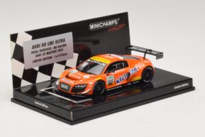Audi R8 LMS Ultra #100 MS Racing Patel / Dobitsch ADAC GT Masters 2013 Minichamps 1:43 437130100 Diecast — photo 2 of 5