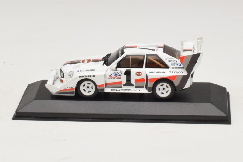 Audi Sport Quattro S1 #1 W. Rohrl Pikes Peak International Hill Climb Winner Record 1987 Minichamps 1:43 410871201 Diecast