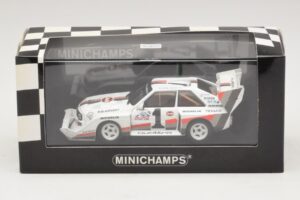 Audi Sport Quattro S1 #1 W. Rohrl Pikes Peak International Hill Climb Winner Record 1987 Minichamps 1:43 410871201 Diecast — photo 4 of 4