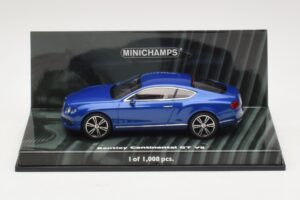 Bentley Continental GT V8 Blue Metallic Minichamps 1:43 436139982 Diecast