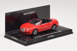 Bentley Continental GTC Speed Red Minichamps 1:43 436139061 Diecast — photo 2 of 4