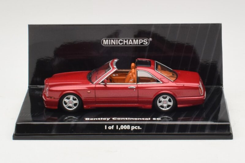 Bentley Continental SC Red Metallic Minichamps 1:43 436139991 Diecast