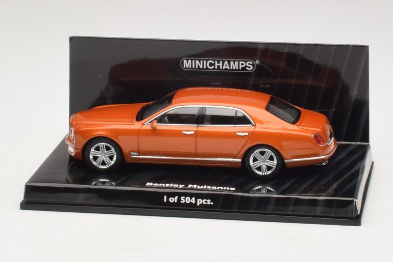 Bentley Mulsanne Orange Metallic Minichamps 1:43 436139902 Diecast