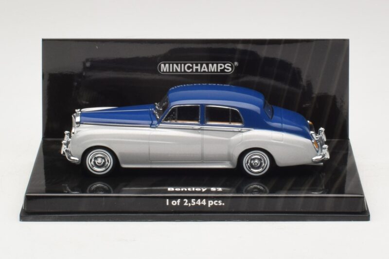Bentley S2 Silver Blue Minichamps 1:43 Bentley S2 Silver Blue Minichamps 1:43 436139950 Diecast