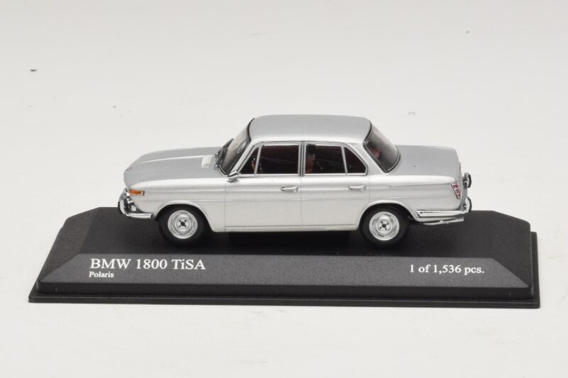 BMW 1800 TI/SA Silver Minichamps 1:43 400025100 Diecast
