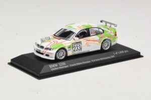 BMW 320i E46 #233 A. Priaulx / J. Muller Schubert Motorsport VLN Nurburgring 2005 Minichamps 1:43 400052433 Diecast — photo 2 of 4