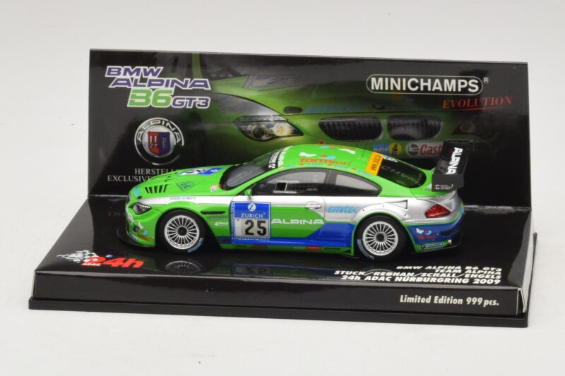 BMW Alpina B6 GT3 #25 24 Hours of Nürburgring 2009 Minichamps 1:43 437092625 Diecast
