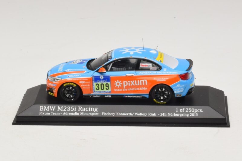 BMW M235i Pixum Team #309 Fischer / Konnerth 24 Hours of Nurburgring 2015 Minichamps 1:43 BMW M235i Pixum Team #309 Fischer / Konnerth 24 Hours of Nurburgring 2015 Minichamps 1:43 437152509 Diecast