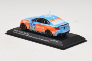 BMW M235i Team Adrenalin #308 Fischer / Zils 24 Hours of Nurburgring 2014 Minichamps 1:43 437142408 Diecast — photo 3 of 4