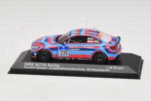 BMW M235i Team BMW Motorsport #235 Bovigdon 24 Hours of Nurburgring 2014 Minichamps 1:43 437142435 Diecast