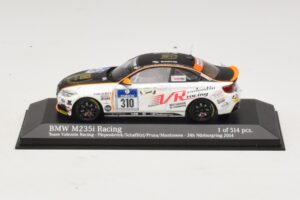 BMW M235i Team Valentin Racing #310 Piepenbrink 24 Hours of Nurburgring 2014 Minichamps 1:43 437142410 Diecast