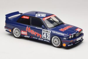 BMW M3 E30 Auto Maass #42 H. Becker DTM 1992 Minichamps 1:18 180922042 Diecast — photo 6 of 8