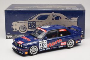 BMW M3 E30 Auto Maass #42 H. Becker DTM 1992 Minichamps 1:18 180922042 Diecast — photo 8 of 8