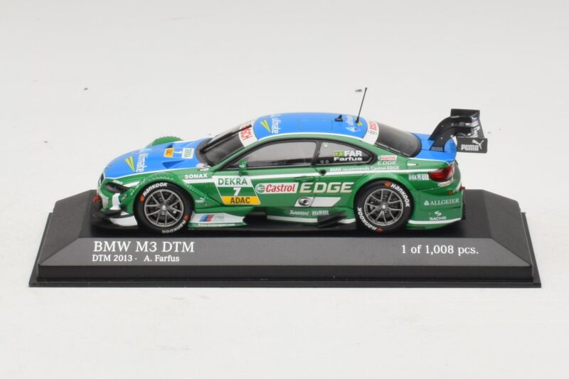 BMW M3 E92 DTM #7 A. Farfus BMW Team RBM DTM 2013 Minichamps 1:43 410132207 Diecast
