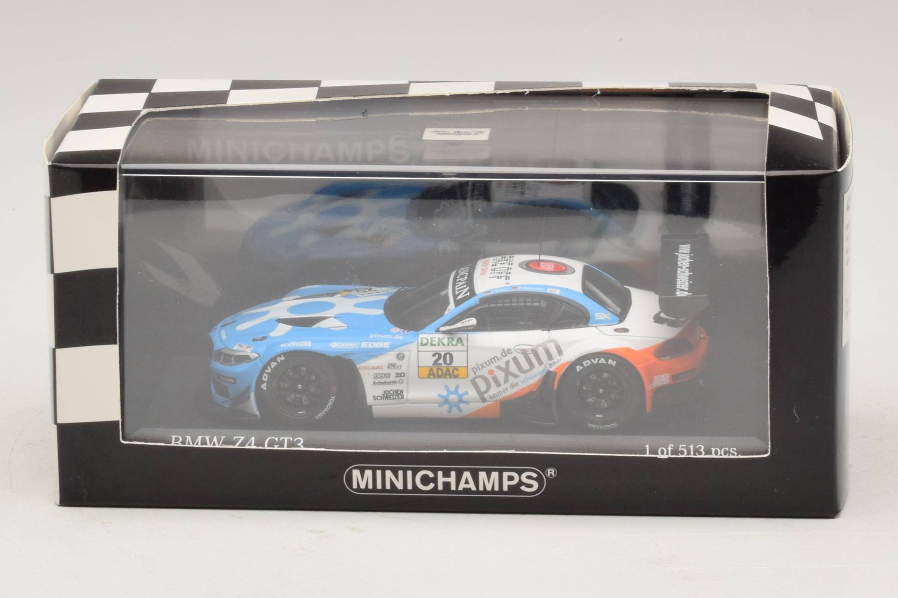 Minichamps BMW Z4 GT3 1:43 Pixum ADAC GT Masters 2013