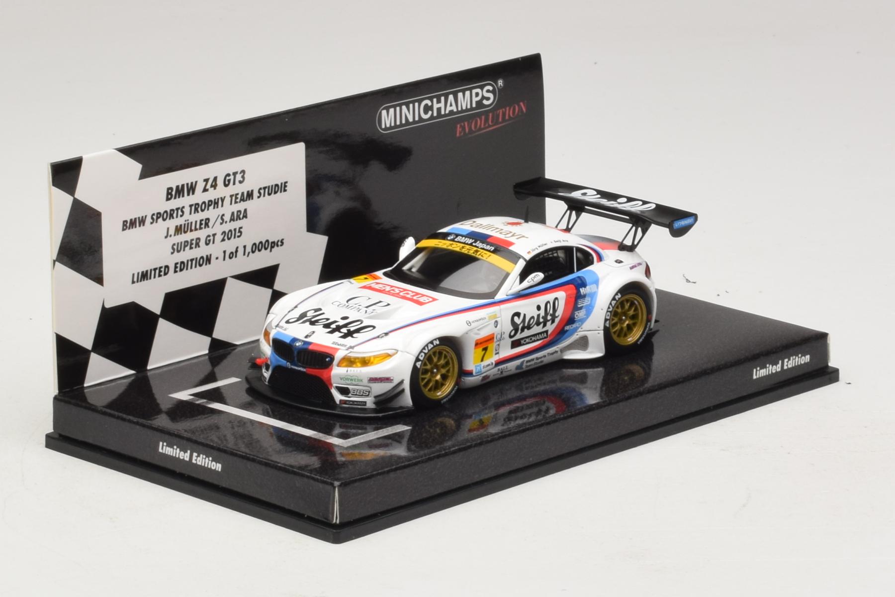 Minichamps BMW Z4 GT3 Steiff #7 1:43 2015 Diecast Model