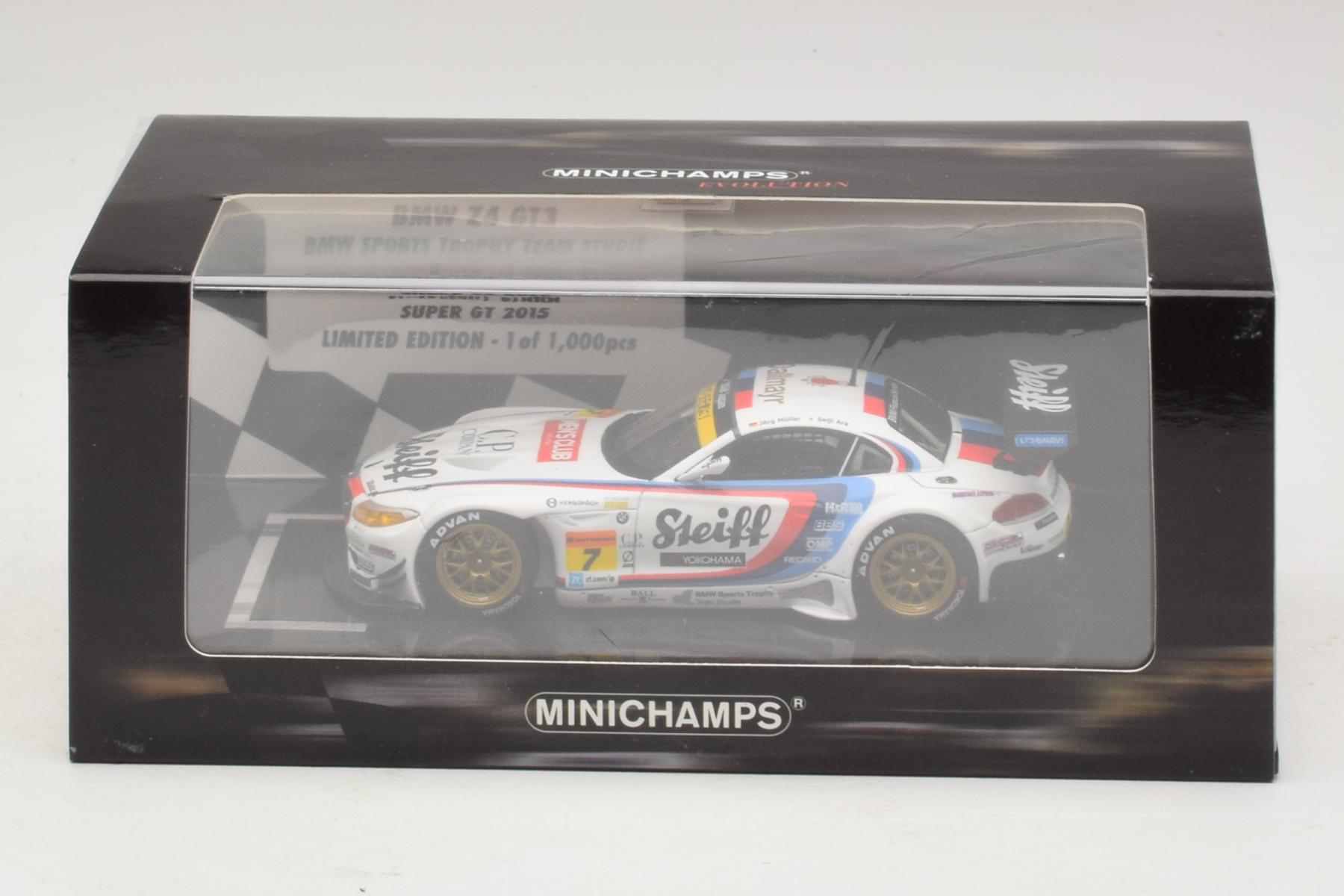 Minichamps BMW Z4 GT3 Steiff #7 1:43 2015 Diecast Model