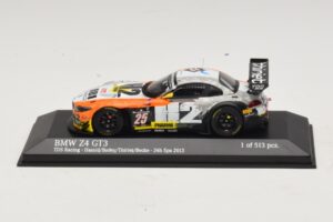 BMW Z4 GT3 TDS Racing #25 Hassid / Badey 24 Hours of Spa 2013 Minichamps 1:43 437132435 Diecast