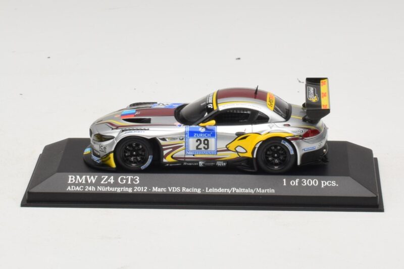 BMW Z4 GT3 VDS Racing #29 B. Leinders / M. Palttala 24 Hours of Nurburgring 2012 Minichamps 1:43 BMW Z4 GT3 VDS Racing #29 B. Leinders / M. Palttala 24 Hours of Nurburgring 2012 Minichamps 1:43 437122929 Diecast