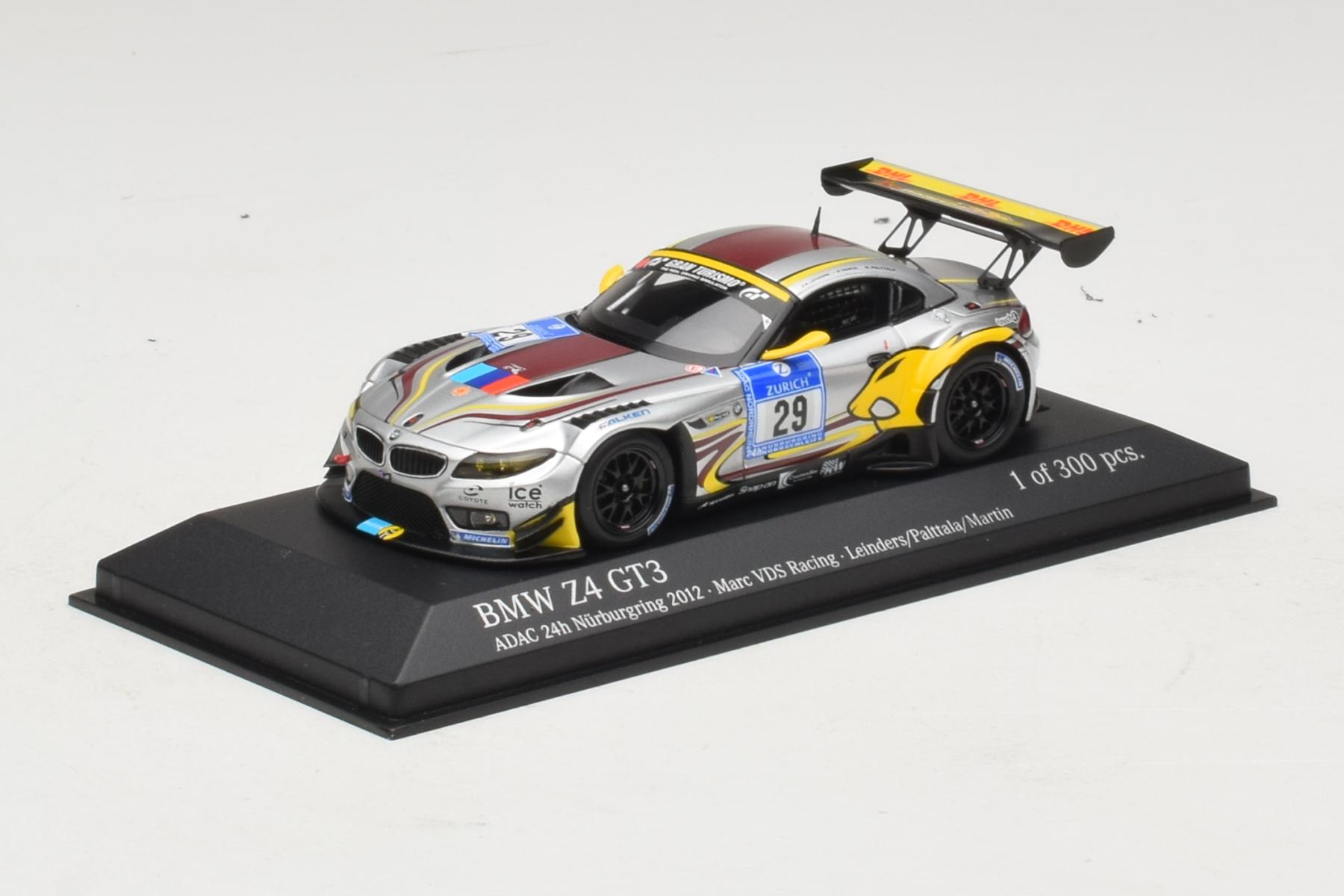 Minichamps BMW Z4 GT3 1:43 VDS Racing 2012 #29 Diecast
