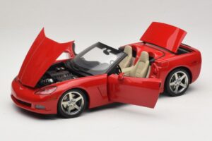 Chevrolet Corvette C6 Convertible Red AUTOart 1:18 71221 Diecast — photo 2 of 8