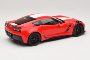 Chevrolet Corvette C7 Grand Sport Red with White Stripes AUTOart 1:18 71274 Composite — photo 3 of 8