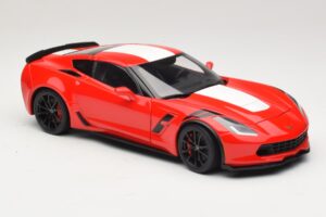 Chevrolet Corvette C7 Grand Sport Red with White Stripes AUTOart 1:18 71274 Composite — photo 6 of 8