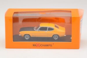 Ford Capri Mk1 RS Yellow with Black Hood Maxichamps 1:43 940085800 Diecast — photo 4 of 4