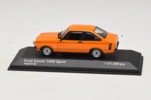 Ford Escort 1600 Sport Mk2 Orange Minichamps 1:43 400084471 Diecast