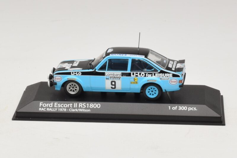 Ford Escort Mk2 RS1800 #9 R. Clark / Wilson RAC Rally 1978 Minichamps 1:43 400788409 Diecast