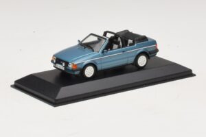 Ford Escort Mk3 Cabriolet Blue Metallic Minichamps 1:43 400085030 Diecast — photo 2 of 4