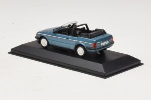 Ford Escort Mk3 Cabriolet Blue Metallic Minichamps 1:43 400085030 Diecast — photo 3 of 4