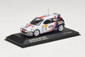 Ford Focus RS WRC #4 C. McRae / N. Grist Rally Monte Carlo 2001 Minichamps 1:43 430018904 Diecast — photo 2 of 4