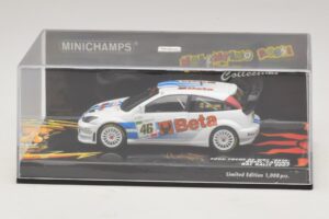 Ford Focus RS WRC #46 V. Rossi / C. Cassina RAC Rally 2007 Damaged Box Minichamps 1:43 400078446-O1 Diecast — photo 4 of 5
