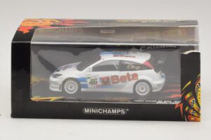 Ford Focus RS WRC #46 V. Rossi / C. Cassina RAC Rally 2007 Damaged Box Minichamps 1:43 400078446-O1 Diecast — photo 5 of 5