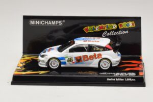 Ford Focus RS WRC #46 V. Rossi / C. Cassina RAC Rally 2007 Minichamps 1:43 400078446 Diecast
