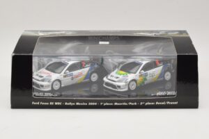 Ford Focus RS WRC Rally Mexico 2004 Set Minichamps 1:43 402048376 Diecast — photo 5 of 5
