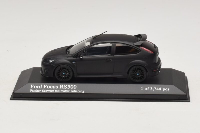 Ford Focus RS500 Mk2 Matte Black Minichamps 1:43 400088104 Diecast