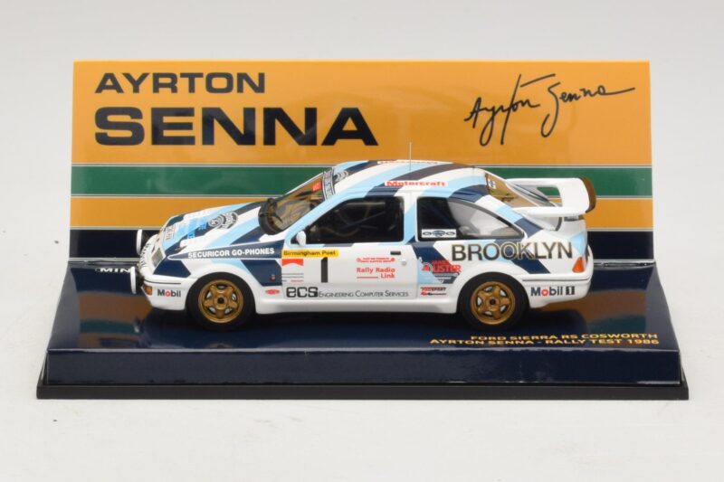 Ford Sierra RS Cosworth #1 A. Senna Rally Test 1986 Minichamps 1:43 540864399 Diecast