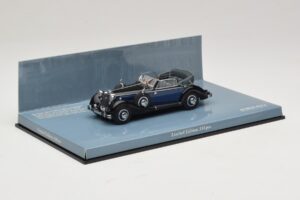 Horch 853 A Sport Cabriolet Black Blue Minichamps 1:43 436012036 Diecast — photo 2 of 5