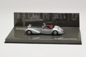 Horch 855 Special Roadster Silver Black Minichamps 1:43 436014204 Diecast