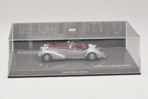 Horch 855 Spezial Roadster Silver Red Minichamps 1:43 436014206 Diecast — photo 5 of 5